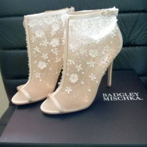 Badgley Mischka Isadora Open Toe Bootie